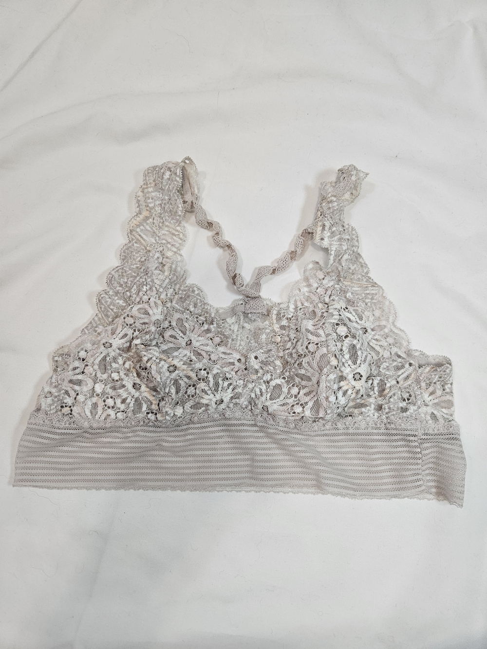 Victoria's Secret Lace Bralette - Soft Beige